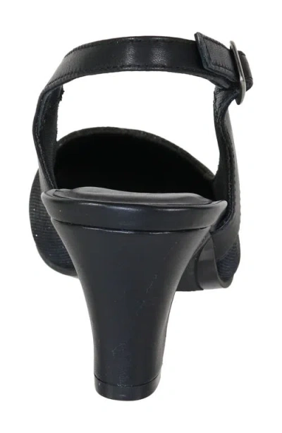 David Tate Extra Wide Width Fancy Pump In Black