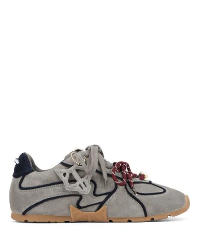 Naked Wolfe Adored Suede Sneaker In Gray