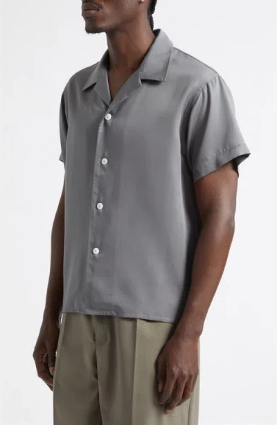 Second / Layer Second Layer Avenue Woven Shirt In Gray