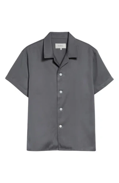 Second / Layer Second Layer Avenue Woven Shirt In Gray