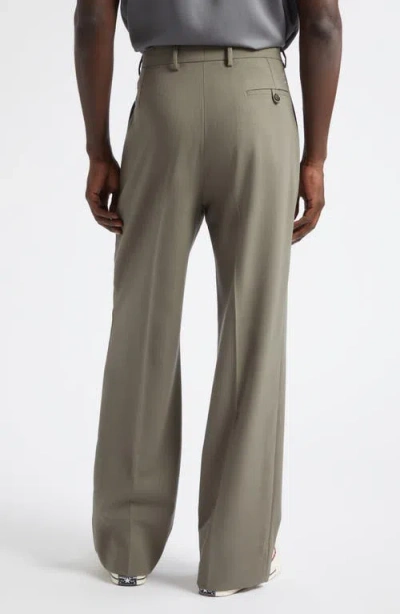 Second / Layer Second Layer Tio Wool Wide Leg Pants In Green
