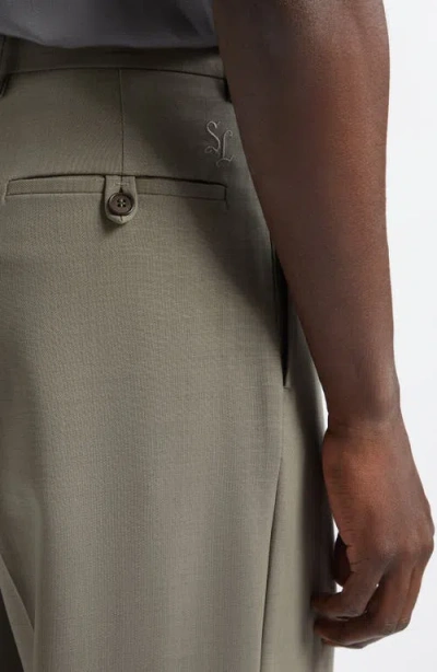 Second / Layer Second Layer Tio Wool Wide Leg Pants In Green
