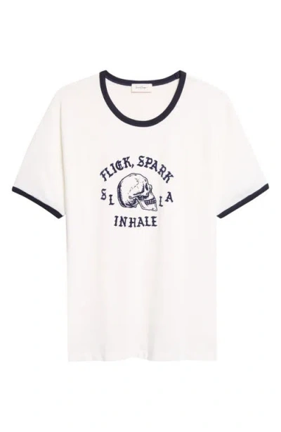 Second / Layer Second Layer Flick Spark Inhale Cotton Ringer T-shirt In Multi