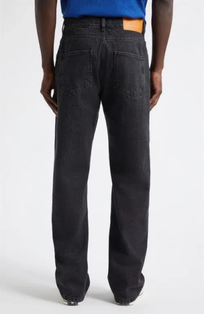 Second / Layer Second Layer Big Papi Relaxed Straight Leg Jeans In Black