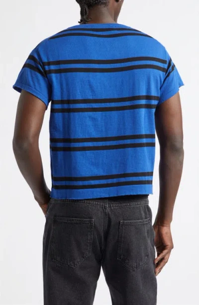 Second / Layer Second Layer Ultimo Stripe Cotton & Cashmere T-shirt In Multi