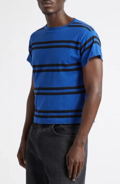 Second / Layer Second Layer Ultimo Stripe Cotton & Cashmere T-shirt In Multi
