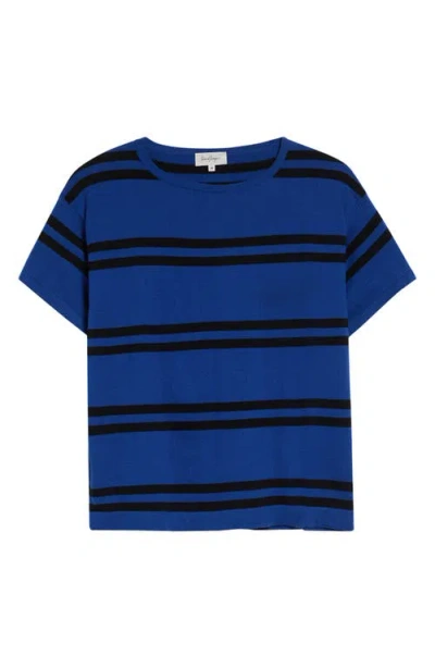 Second / Layer Second Layer Ultimo Stripe Cotton & Cashmere T-shirt In Multi
