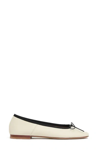 Mansur Gavriel Ballet Flat In Neutral
