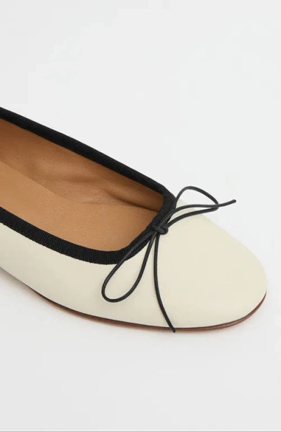 Mansur Gavriel Ballet Flat In Neutral