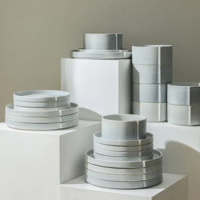 Stone Lain Bao Stoneware 24-piece Dinnerware Set In Gray