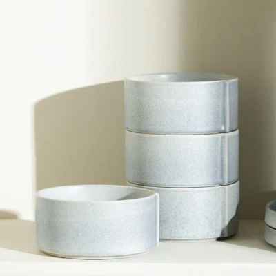 Stone Lain Bao Stoneware 24-piece Dinnerware Set In Gray