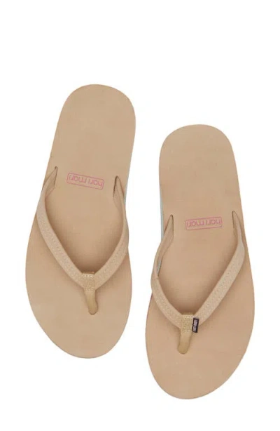 Hari Mari Fields Flip Flop In Neutral