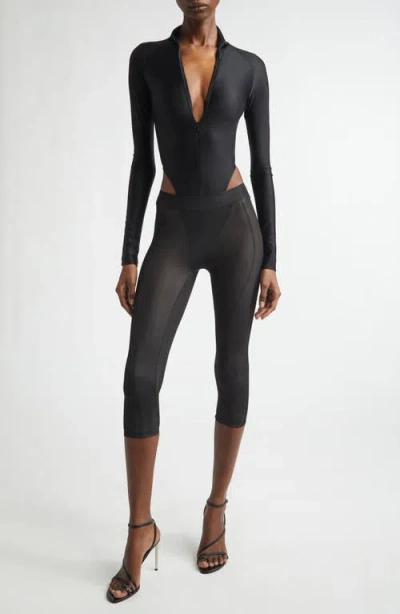 Laquan Smith Solid Capris In Black