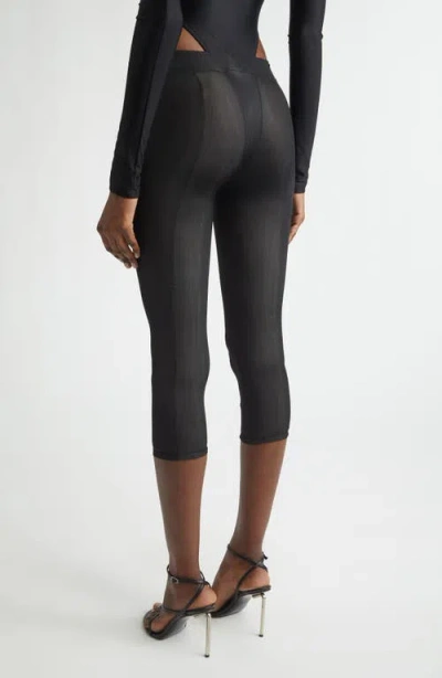 Laquan Smith Solid Capris In Black