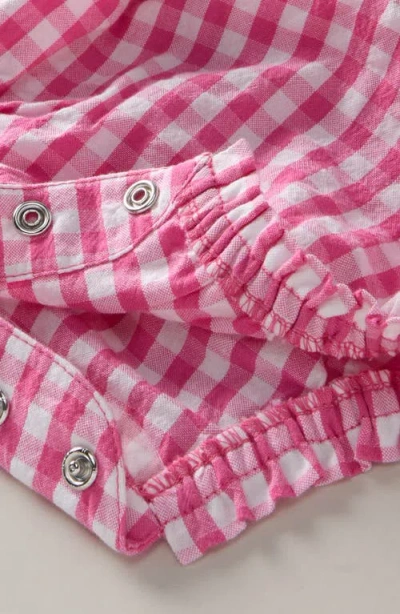 Nordstrom Flutter Sleeve Bubble Romper In Pink