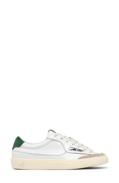 Autry Windscape Low Leather Sneaker In White