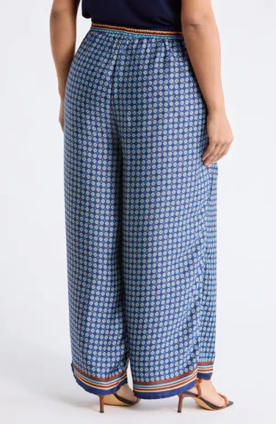 Halogenr Halogen(r) Relaxed Drawstring Satin Pants In Multi