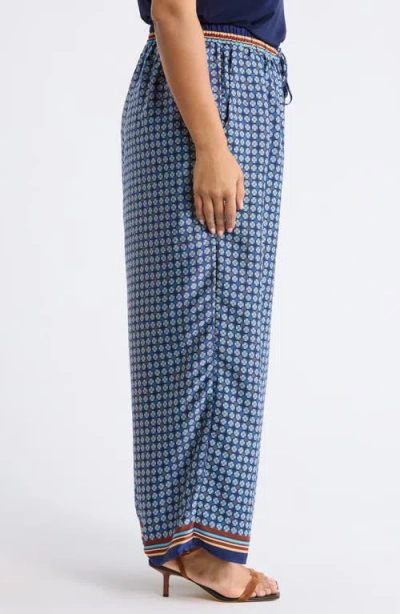 Halogenr Halogen(r) Relaxed Drawstring Satin Pants In Multi