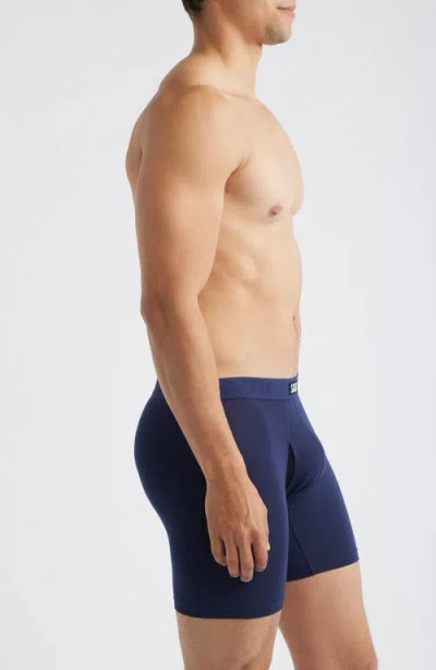 Saxx Assorted 3-pack Vibe Xtra Super Soft Boxer Briefs In Blue