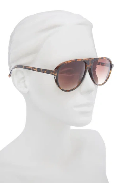 Bp. Oversize Shield Sunglasses In Brown