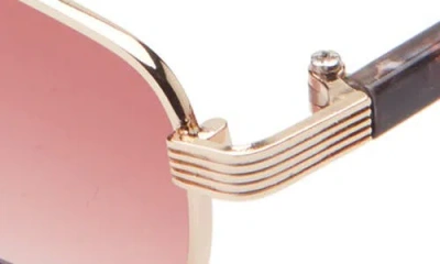 Bp. Gradient Rectangular Sunglasses In Gold