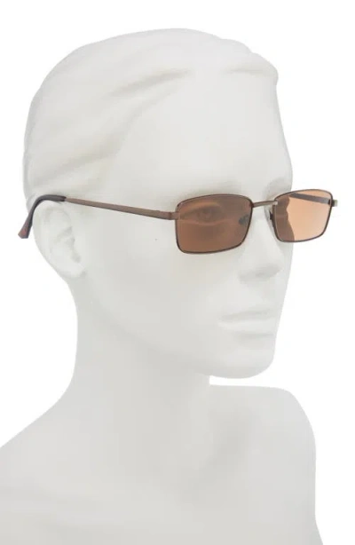 Bp. Rectangular Sunglasses In Gold