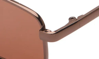 Bp. Rectangular Sunglasses In Gold