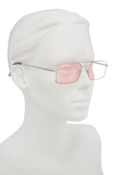 Bp. Gradient Rectangular Aviator Sunglasses In Brown