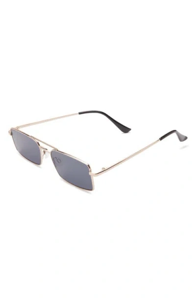 Bp. Gradient Rectangular Aviator Sunglasses In Silver