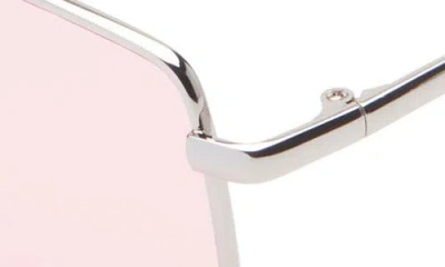 Bp. Gradient Rectangular Aviator Sunglasses In Brown