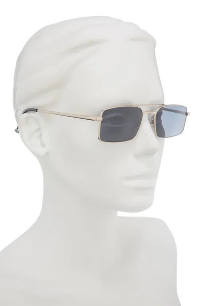 Bp. Gradient Rectangular Aviator Sunglasses In Silver