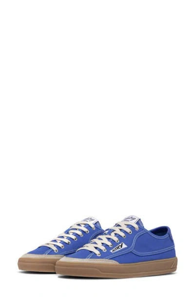 Autry Windscape Low Leather Sneaker In Blue