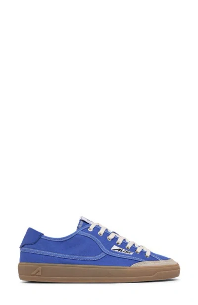 Autry Windscape Low Leather Sneaker In Blue