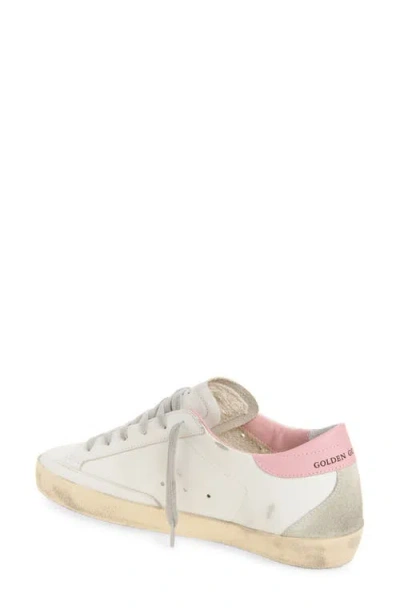 Golden Goose Superstar Leather Upper And Heel Suede Star And Spur Cream Sole Sneakers In Multi