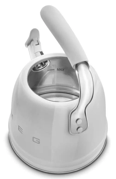 Smeg Whistling Kettle In Silver