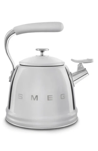 Smeg Whistling Kettle In Silver