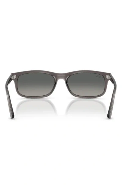 Ray Ban Ray-ban Rectangular Sunglasses In Gray