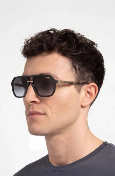 Carrera Eyewear Victory 58mm Gradient Rectangular Sunglasses In Black