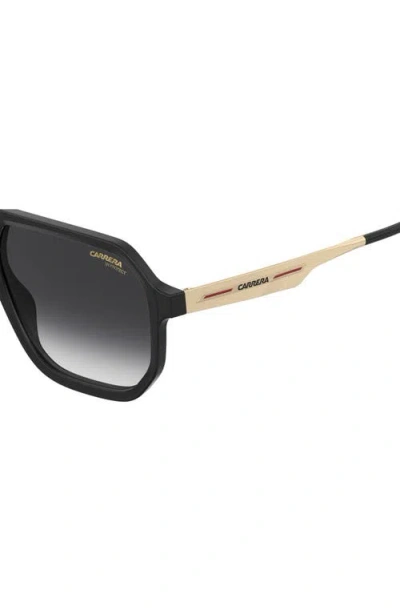 Carrera Eyewear Victory 58mm Gradient Rectangular Sunglasses In Black