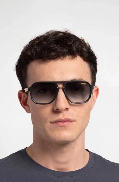 Carrera Eyewear Victory 58mm Gradient Rectangular Sunglasses In Black