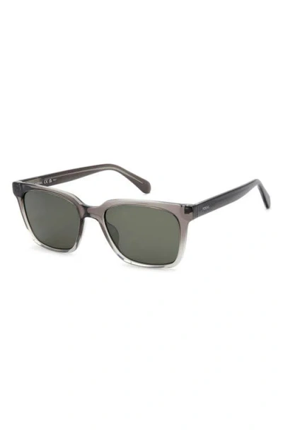 Fossil 55mm Rectangular Sunglasses In Gray