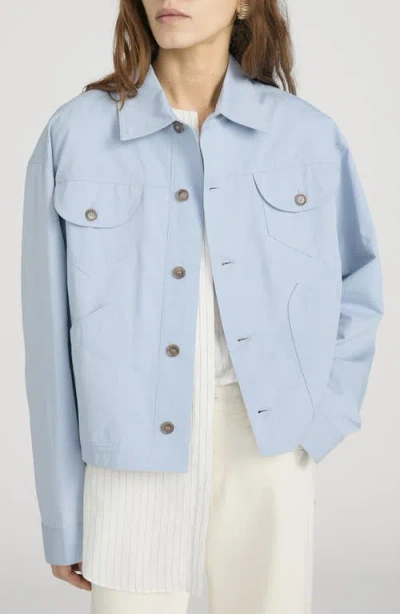 Frame The Utility Jacket In Blue