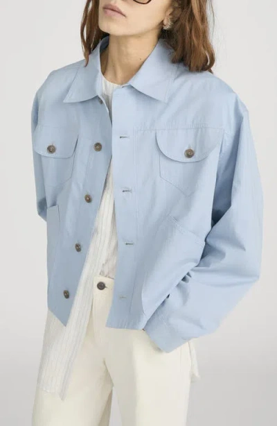 Frame The Utility Jacket In Blue