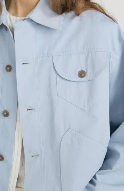 Frame The Utility Jacket In Blue
