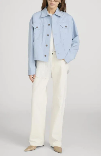 Frame The Utility Jacket In Blue