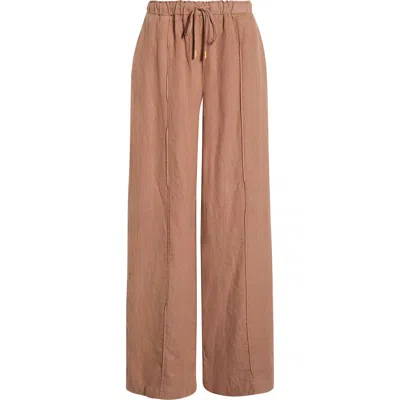 L'agence Connie Drawstring Trouser In Hazelnut In Brown