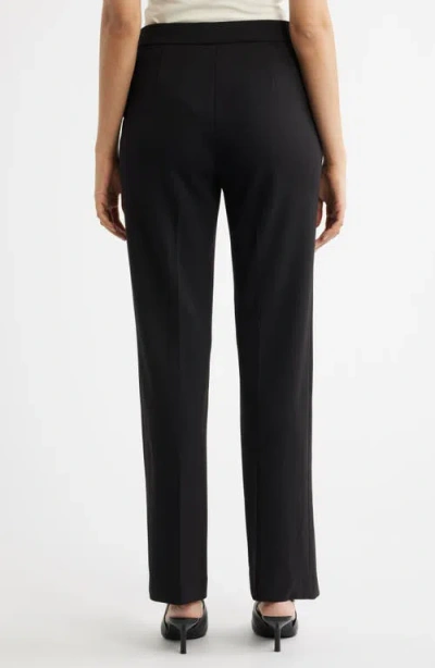 Anne Klein Pull-on Sailor Pants In Black