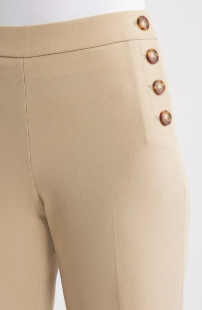 Anne Klein Pull-on Sailor Pants In Neutral