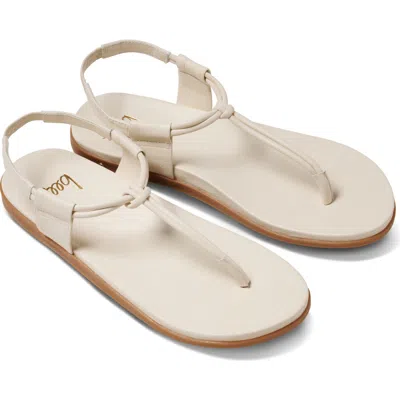 Beek Mango Leather Sandal In White