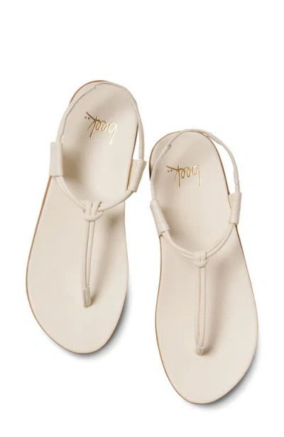 Beek Mango Leather Sandal In White